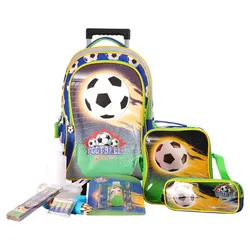 Customized 19Inch Kid Trolley Bag School Bags For Girls Trolley