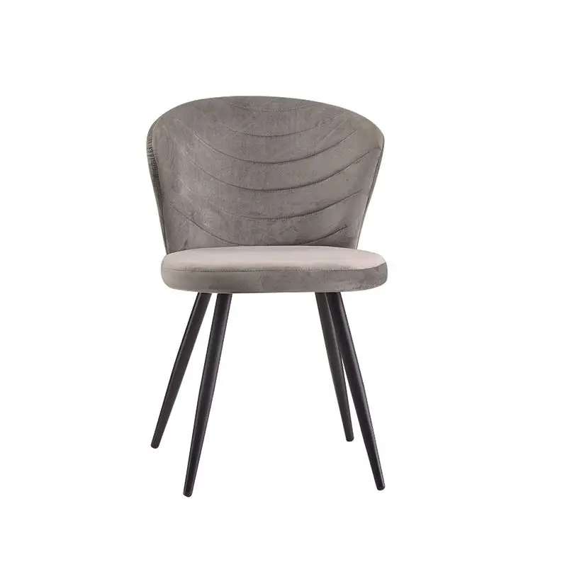 FrankReal Leather High Back Arm Dining Chair With Rest Modern Chairs Light Grey Sky Blue Pu Vintage Upholstery For Room 6 Pieces