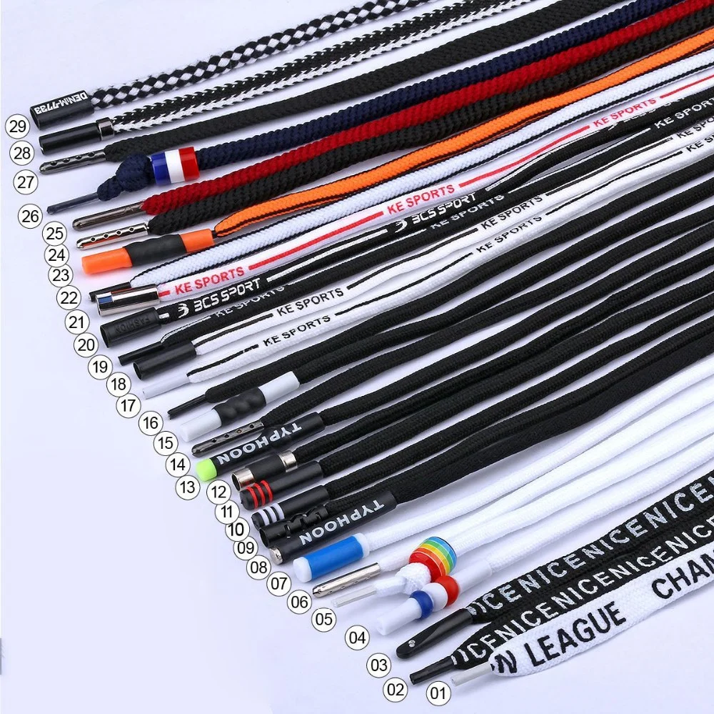 Metal shoelace aglets accessories factory maker shinny silver 4mm shoe lace cord metal head aglet tip