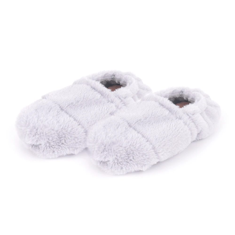 Natural Flaxseeds Feet Warmers Reusable Microwavable Heating Slipper