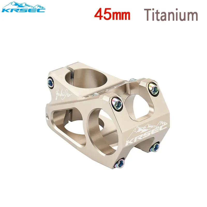 Aluminum Alloy MTB Mountain Bicycle Clamp Stem 31.8*50MM CNC Ultralight Rainbow Colorful MTB Bike Short Stem Bicycle Handlebar S