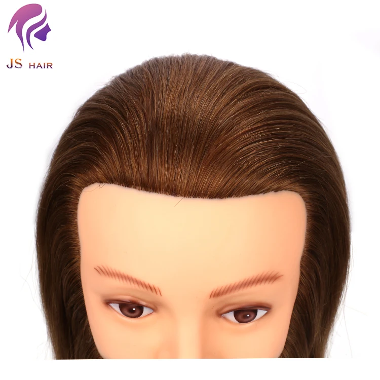 Wholesale man mannequin head for wigs, male training mannequin head human hair 100 dummy practice head