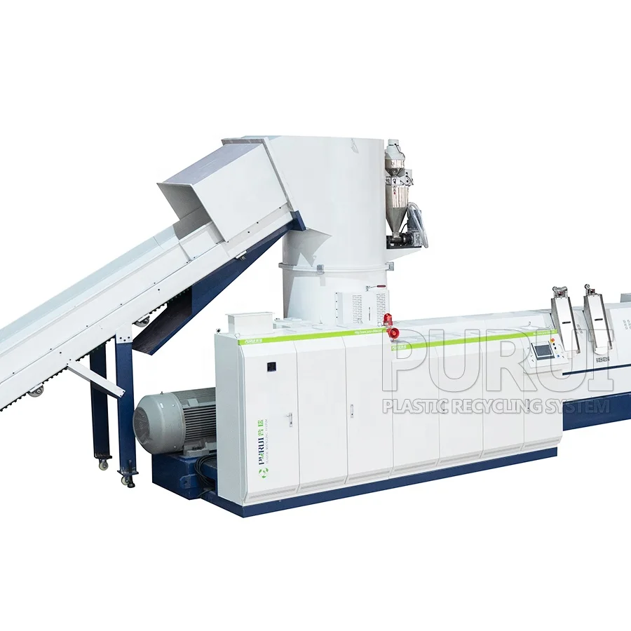 CHINA MANUFACTURER pp edge trim film recycling pelletizing machine