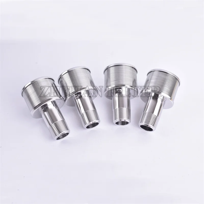 304 stainless steel water nozzle water distributor middle row winding wire branch pipe 316 resin filter wedge wire filter