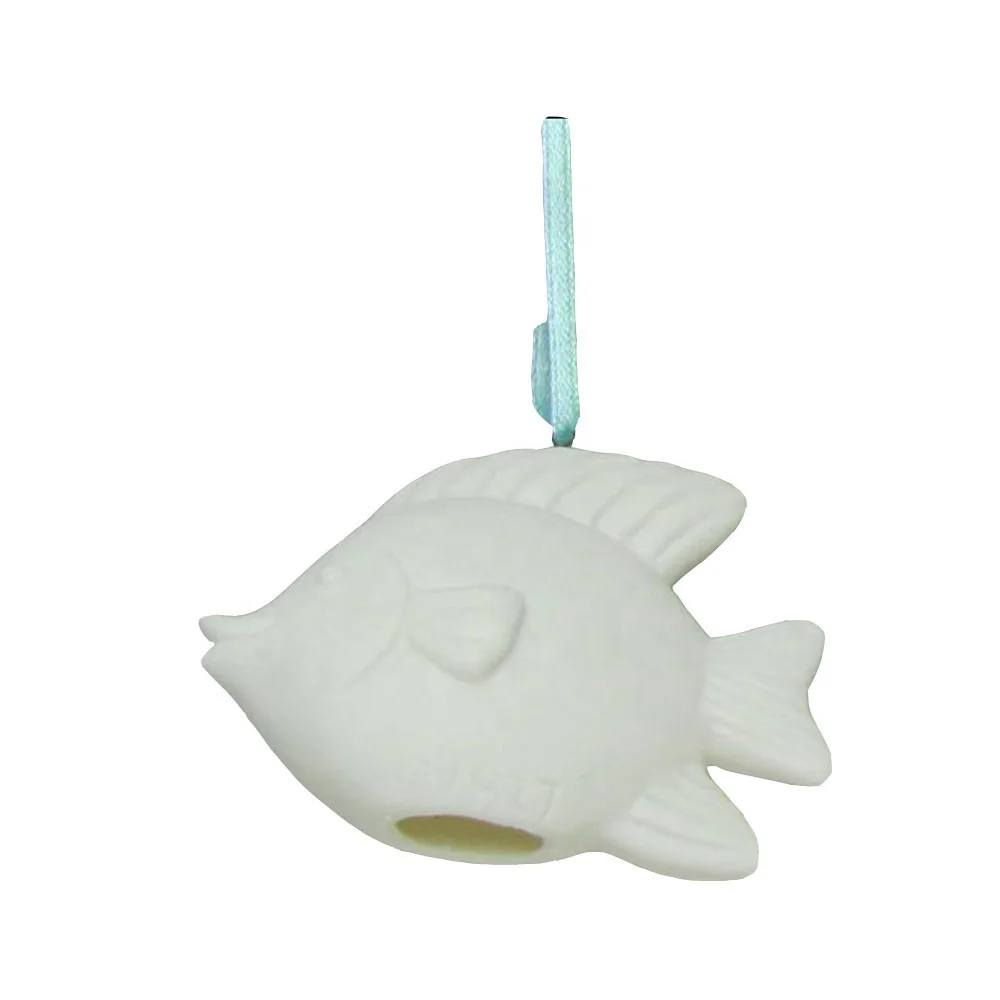 Ceramic handmade fish design pendant