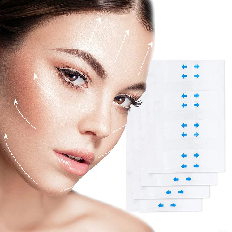 Invisible Face and Neck Lift Tapes Instant Wrinkles Face Lift Tape set 28 40 100 pcs