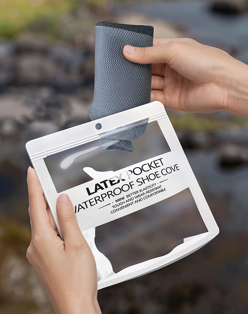 Wholesale Latex Reusable Washable Waterproof Anti Slip Shoe Cover