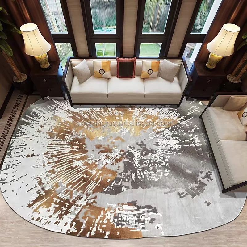 Simple Style/artificial Wool/custom Pattern/thick/non-slip Pure Handmade Rug