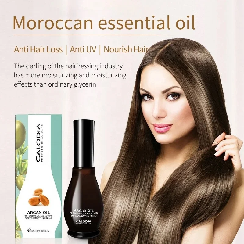 CALODIA Organic OEM Professional Care Body For Damaged Hair Soft and Smooth Shining Morocco Argan oil