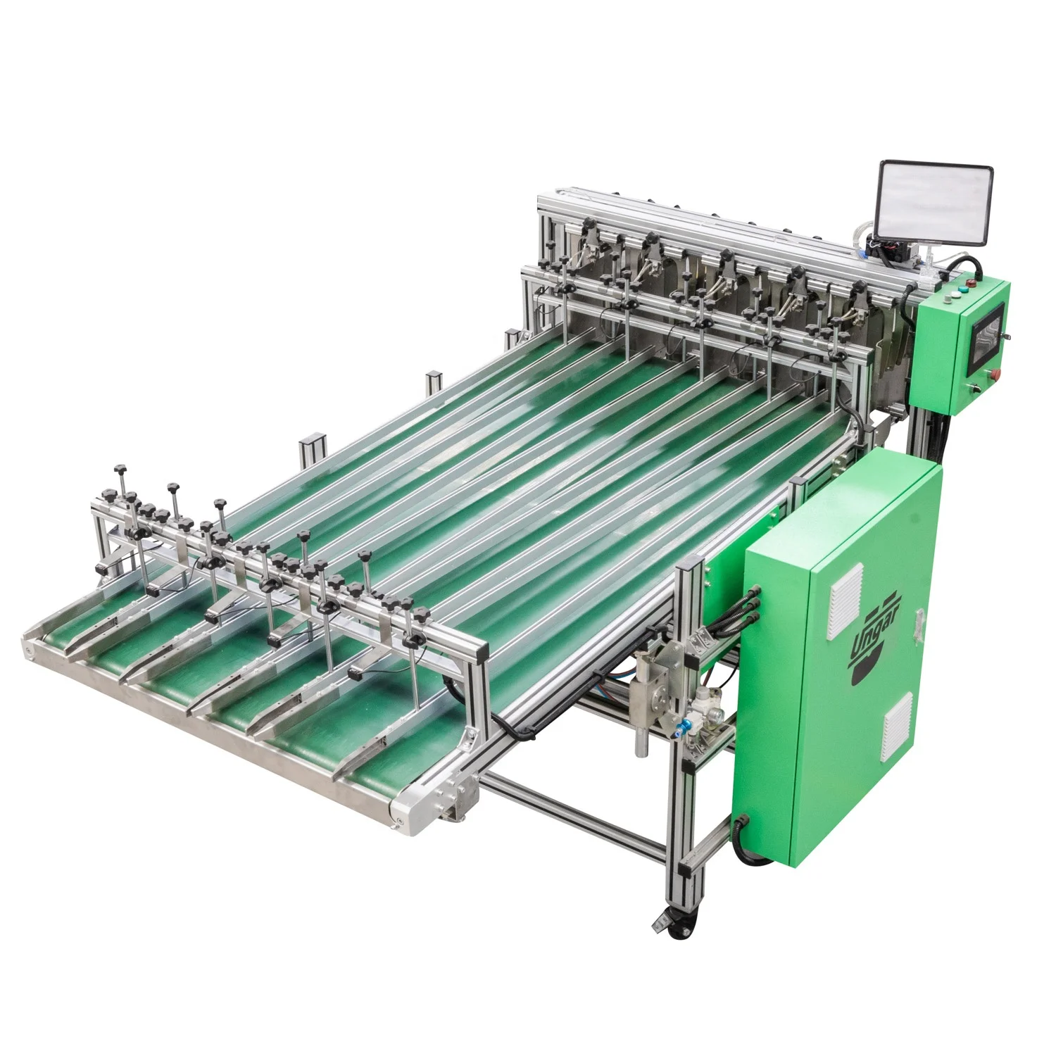 Automatic stacker matching with aluminum foil container producing machine