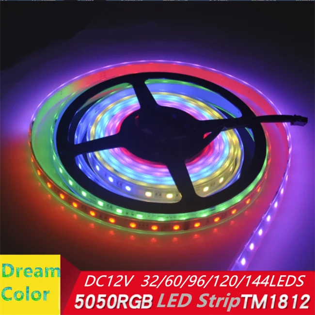 High Quality RGBIC Multi-color Controller For Tm1812 Colorful Addressable Smd 5050 Led Rgb Strip