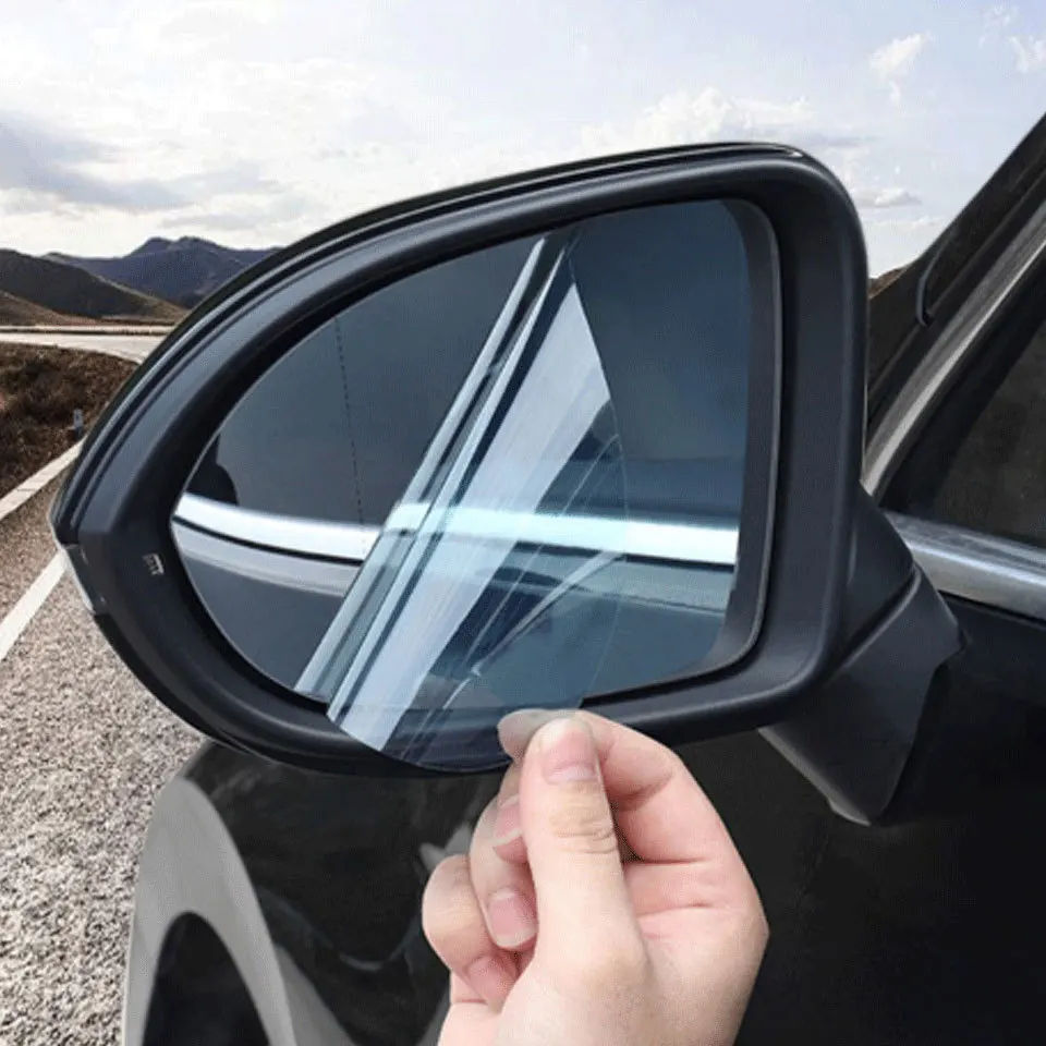 Car Accessory Anti Fog Film Anti Water Car Rearview Mirror Film Anti Rain Automobile Rearview Mirror Protector