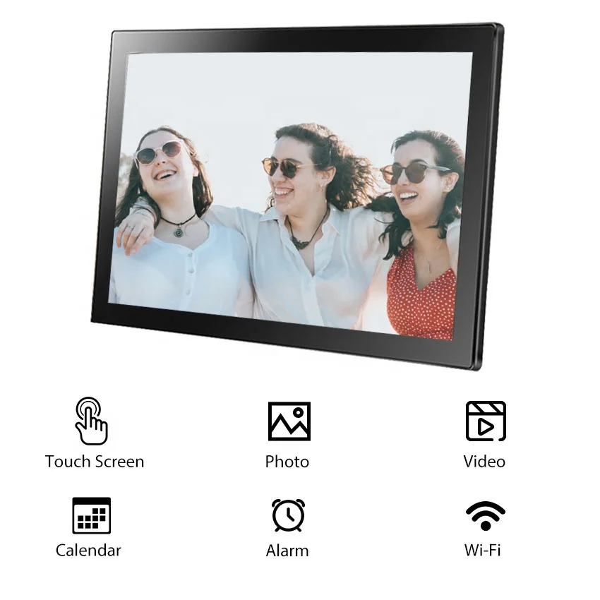 Family chinese sex square acrylic digital picture photo frame video wifi 7 10 15 30 32 inch mini digital photo frame with wifi