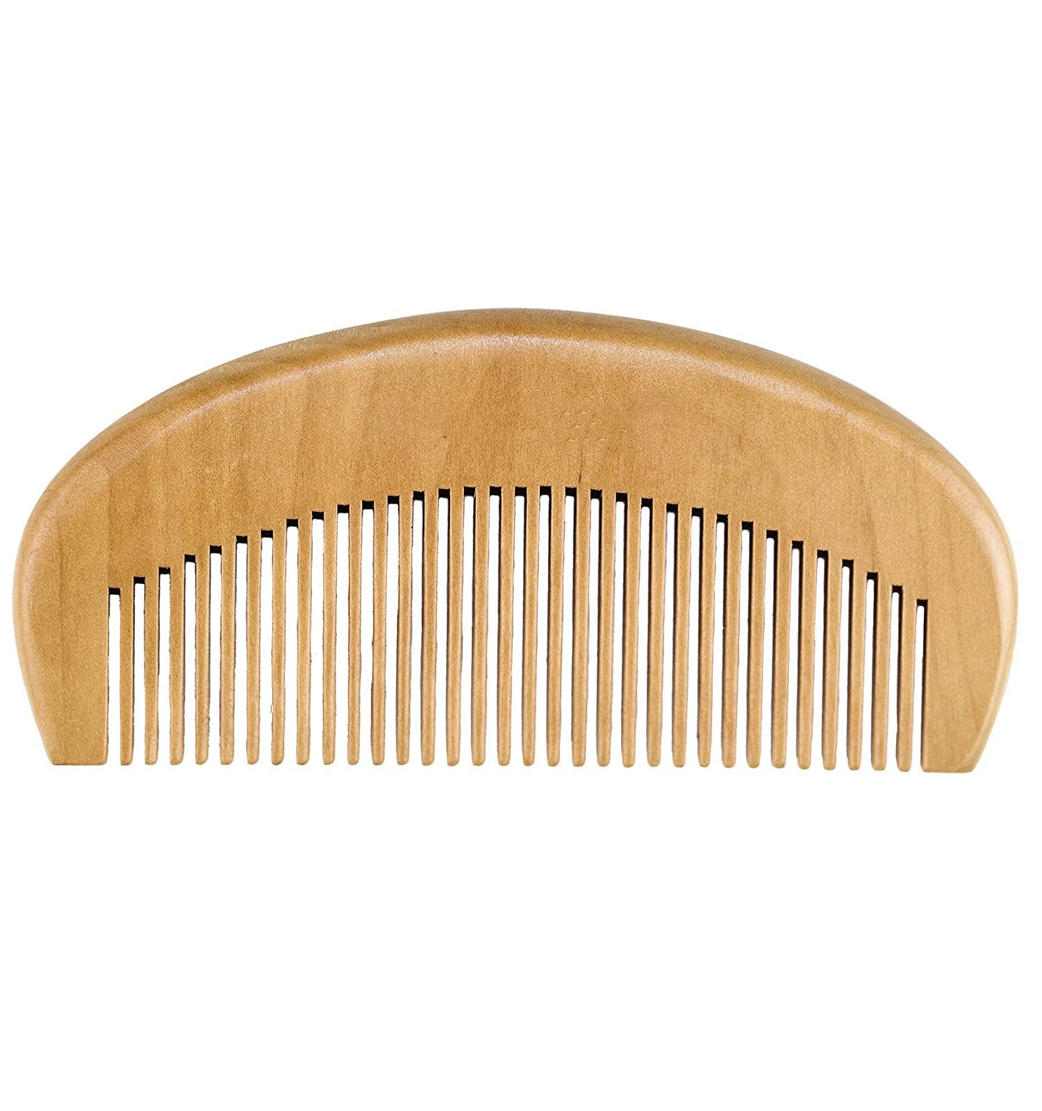 Anti-static Smoothing Pocket Comb Scalp Massage Hair Health Comb Natural Wide Tooth Wood Comb