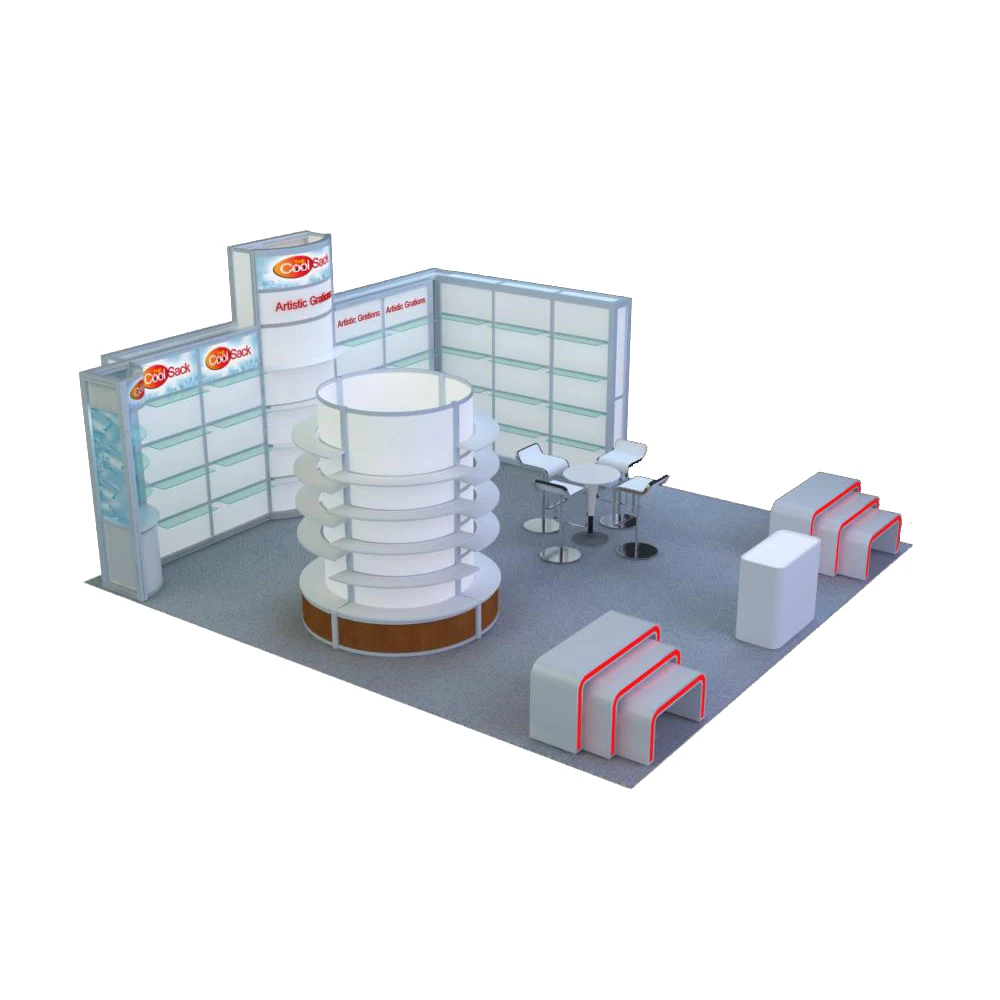 Detian Offer 20-20 exhibition booth trade show booth design exhibition stand equipment