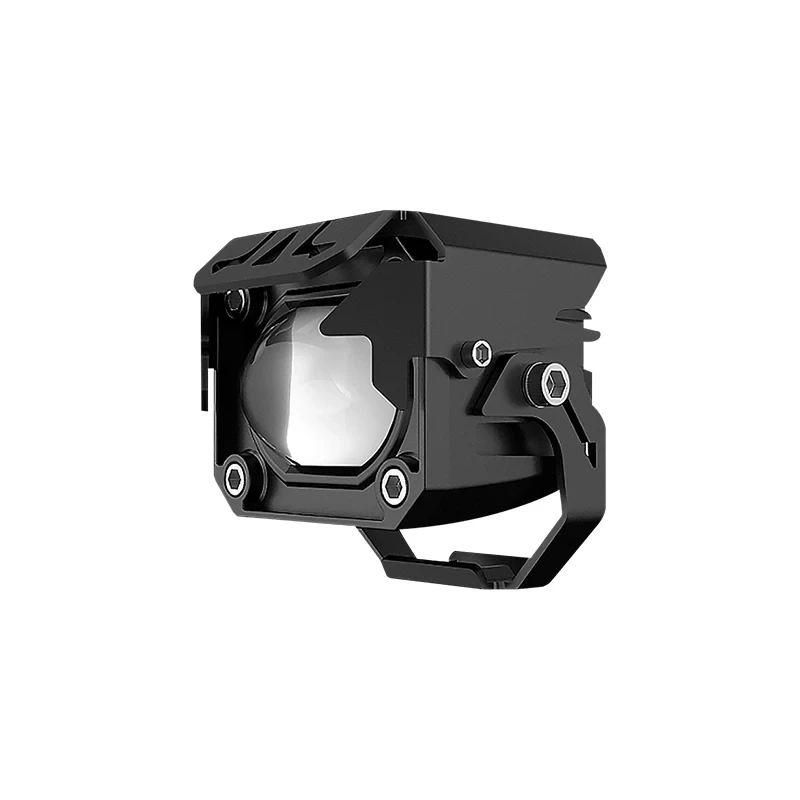 SY87 Super Bright Auxiliary Spot Spotlight High Low Beam Dual Color Fog Light Projector Lens Mini Motorcycle Driving Lights