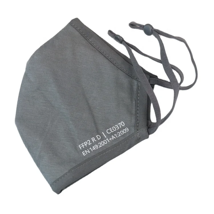 
China manufacturer ffp2 ce 4 layer comfort face mask with earloop custom logo 
