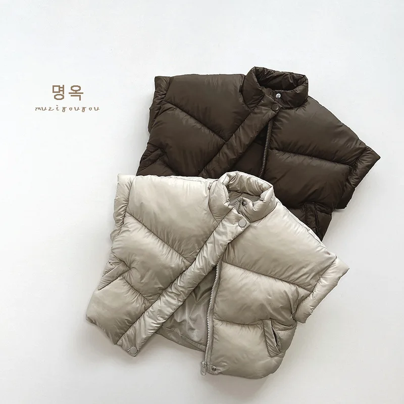 Sunny Baby New winter boys and girls Korean version down cotton vest