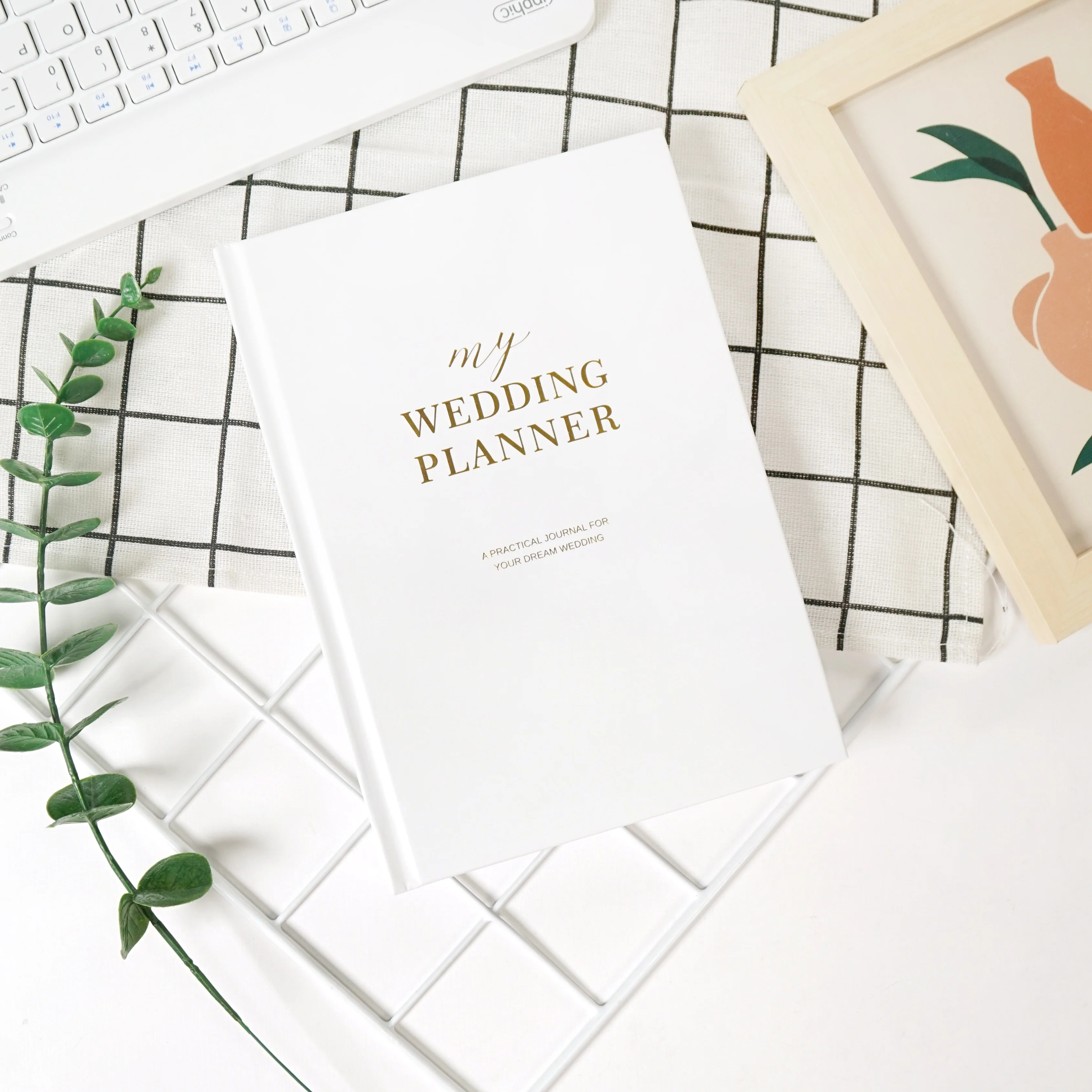 2025 Заказная печать мой Свадебный планировщик гостевая книга ежедневный журнал для планирования свадьбы персонализированный Органайзер блокнот невесты