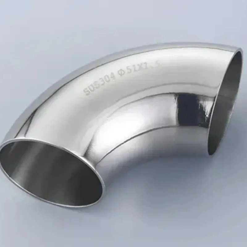 Sanitary Welded 1/2 inch 12 inch 90 Degree Elbow Stainless Steel 304/316 ASTM Pipe Fittings Water Casting Technics Model Head