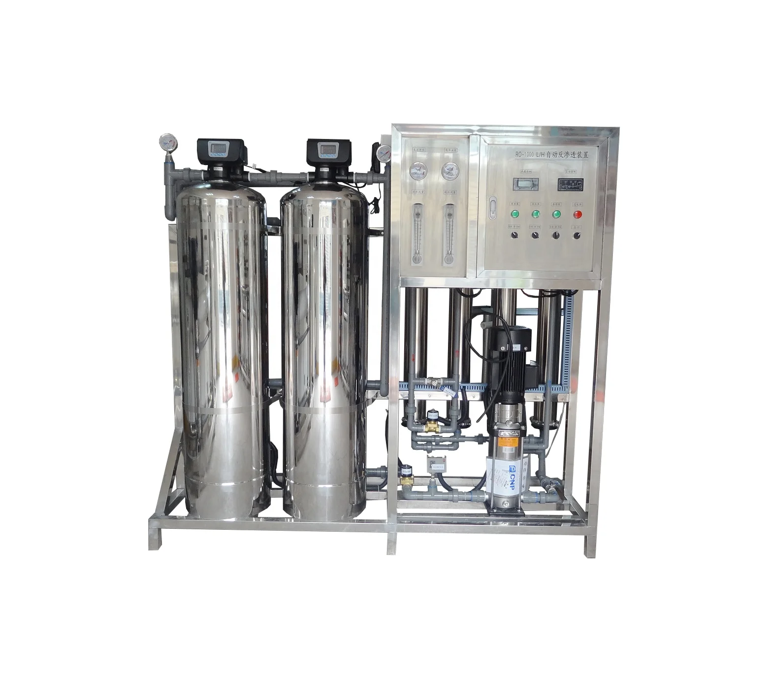 Industrial Full Stainless Steel 500 Lph Reverse Osmosis System Drinking Water Purification Plant fish water treatment product