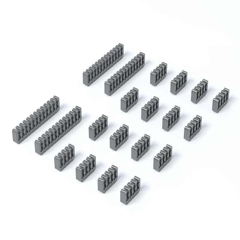 Удлинитель для кабеля высокого качества набор из 24 шт. (24-pin 4 8-pin12 6-pin8) питания серого