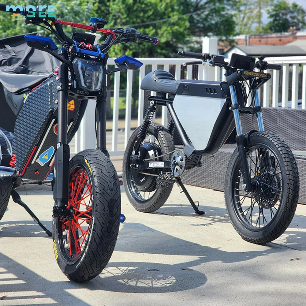 SeeMore Selection Fat Tire 5.0 20/26 inch Air Electric Mountain Bike Inverted Snow Beach E-Bike MTB Downhill Suspension Fork