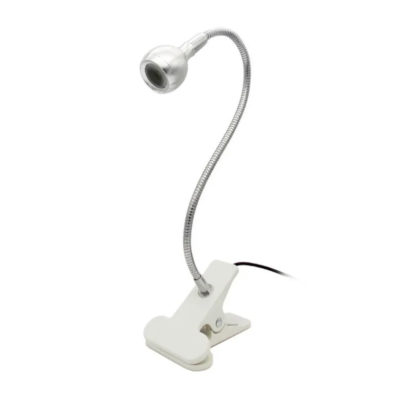 UV Gel Curing Rechargeable LED Table Lamp Flexible Usb Clip Desk Lamp for Diy Nail Art Dryer Rechargeable UV Led Nail Lamp
