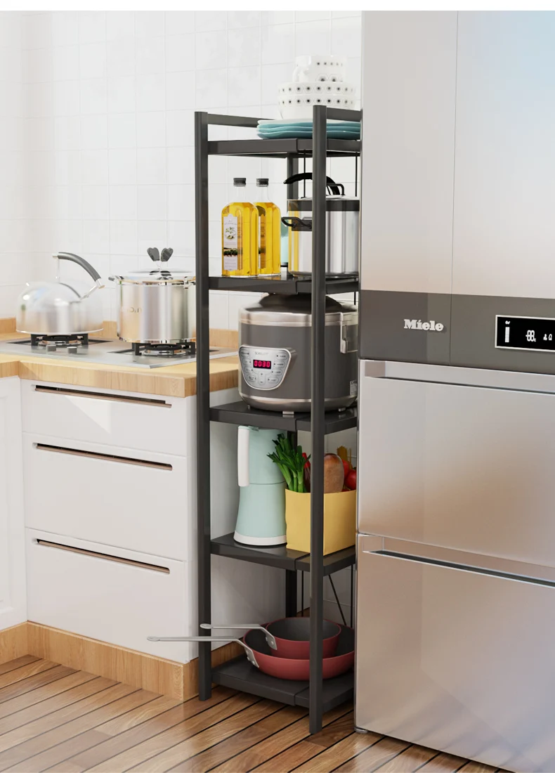 5 Tier Shelving Units Storage Rack Su preme Wire Shelving Organization Black Kitchen Shelves