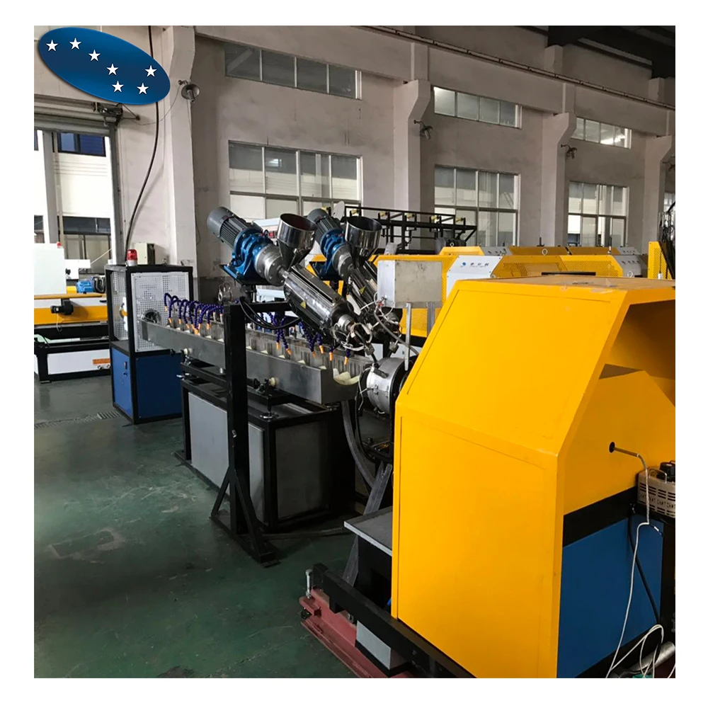 High speed 12-63mm PVC steel wire reinforced spiral soft hose production line