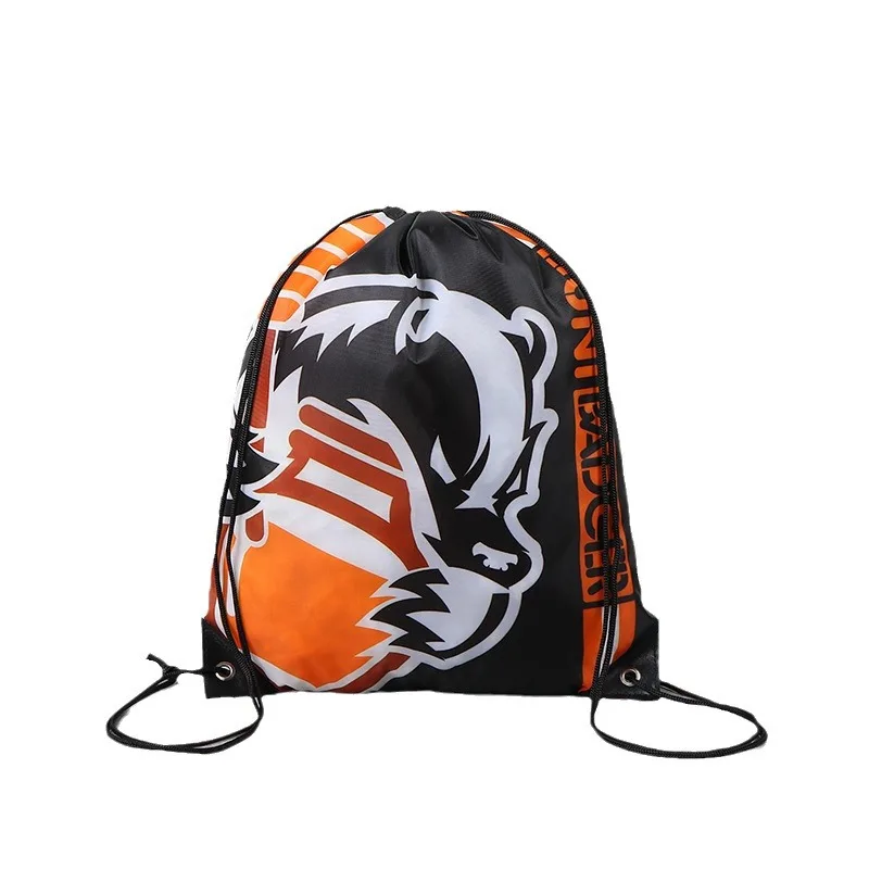 New arrival Customize Logo Size Color Wholesale Reused Non-woven polyester oxford Shopper Tote Drawstring Bag