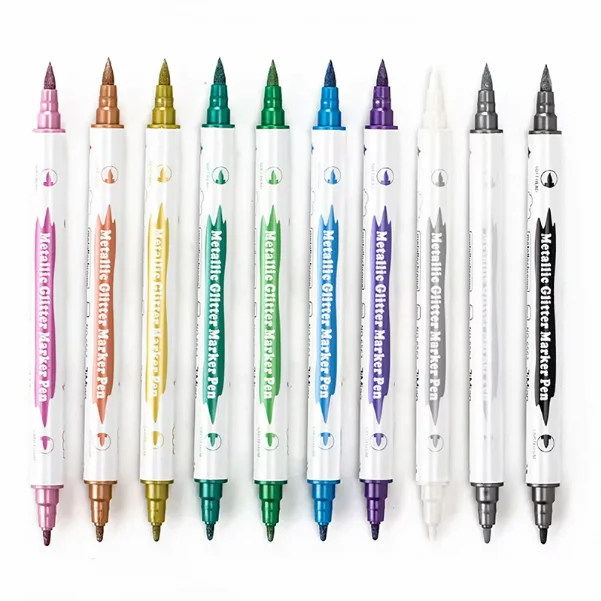 Hot Selling Custom 10-Color Pointed Marker Pen Set Premium Customizable Scribing Tool