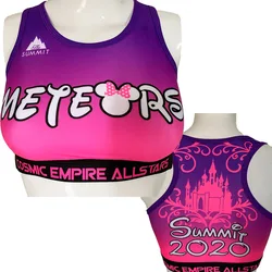 Cheerleader cheerleading cheer practice wear sports bra