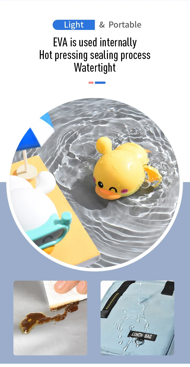 Mini Square Cooler Lunch Bag Metro 2022 Waterproof Food Delivery School Outdoor Thermal Insulation Fabric for Cooler Bags