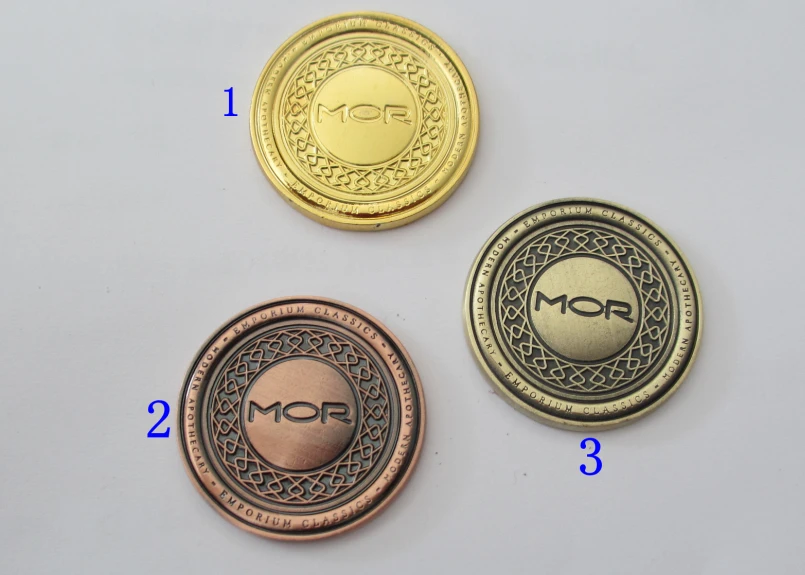 custom 3D gold metal lapel pin badge, custom headdress badge, sports medal