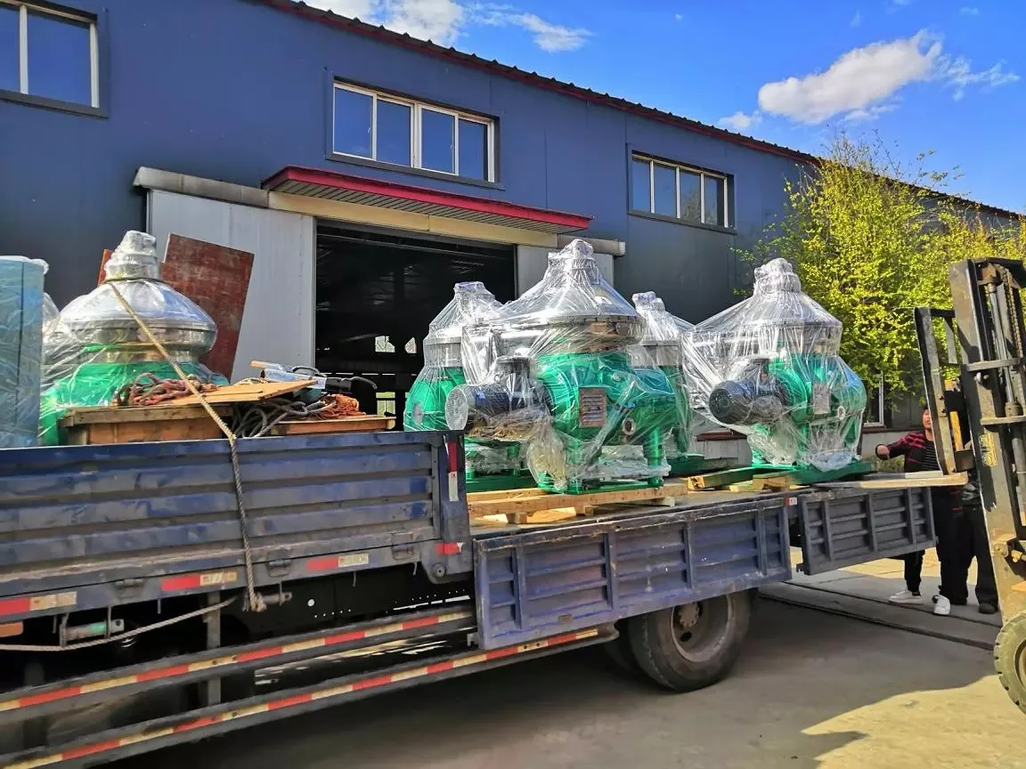 Large Handling Capacity Disc Centrifuge Separator Machine For Lubricant, Waste and Mineral Oil Separation