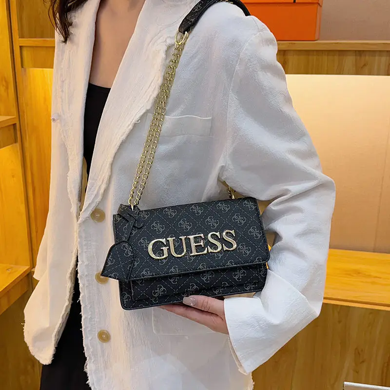 HOT Sell Luxury Woman Handbag Trendy Simple Chain Hand Bags PU Leather Ladies Designer Shoulder Bag