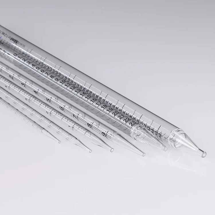 Sterile Serological Pipettes for Adding and Subtracting Liquid Samples