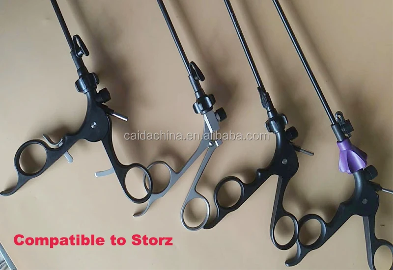 Direct manufacturer laparoscopic instruments OEM medical parts,different type forceps head/ handle