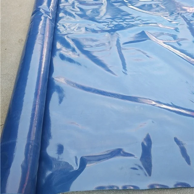 Factory supply swimming pool fish and shrimp farm HDPE/LDPE blue geomembrane with ISO certification