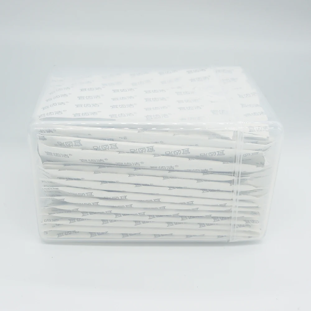 Factory Price Oem custom logo 250pcs individual wrapped Dental floss Stick Custom plastic Dental Floss