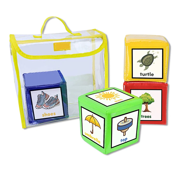 Hots Sale DIY Education Playing Game Dice Pocket Cubes for Teaching Early Educational Sensory  Playing Cube Game
