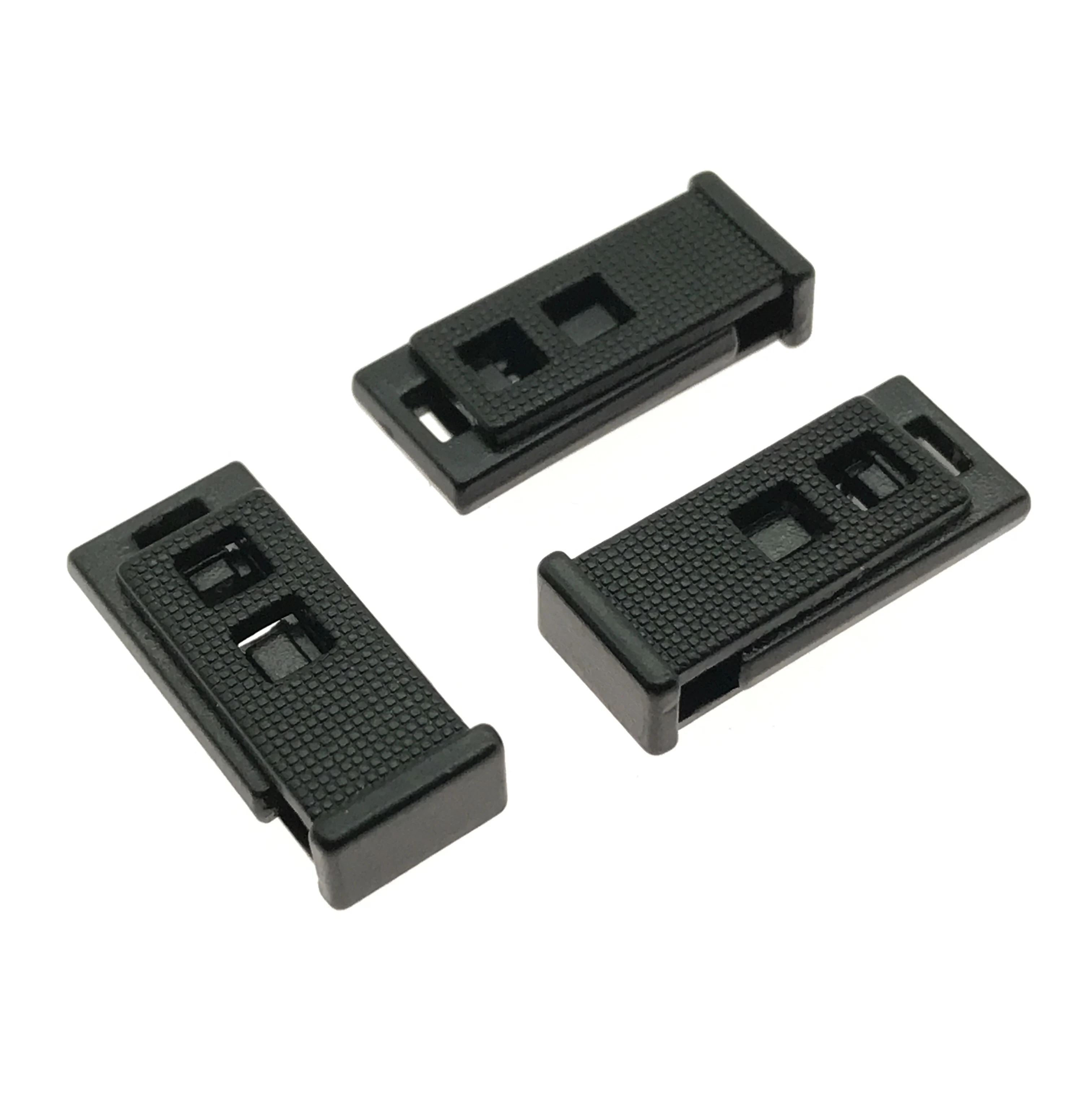 High Quality Custom Handbag Metal Accessories 20mm Tail Clip End Nickel Rose Gold Gun Metal Strap Stopper Cord End for Bags