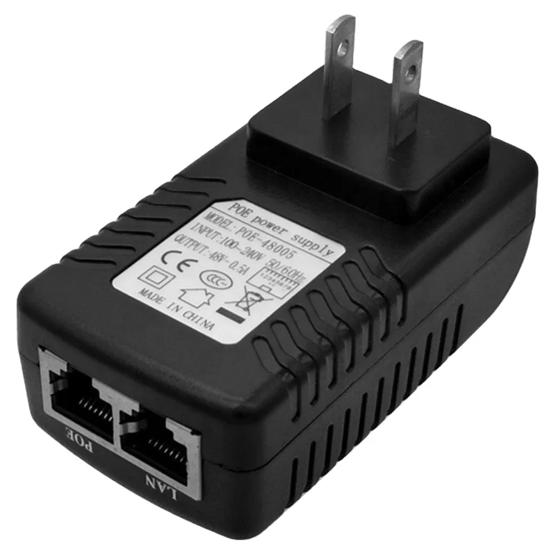 Блок питания POE 48V0.5A модуль беспроводная камера наблюдения