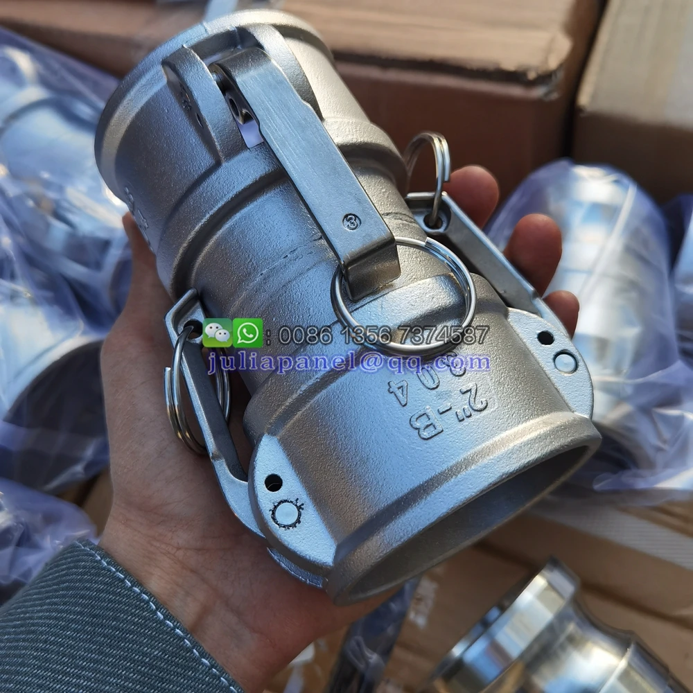 Stainless Steel Camlock Couplings Type DD Female x Female Spool Coupler Camlock Fittings