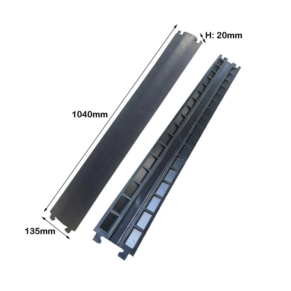 WP13 New Design Rubber Single Channel Cable Cord Protector Cable Ramp Protector Cable Ramp Cover Loading Capacity