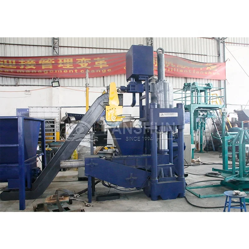 hydraulic aluminium chips briquetting  metal block press machine  metal chips briquetting machine