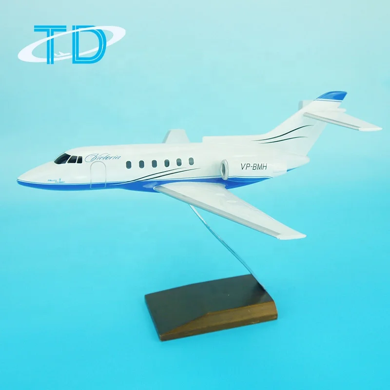 Hawker-800B 1:100 27cm Private Resin Model Aircraft Model