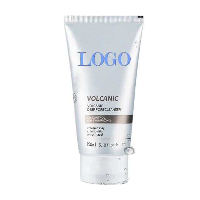 ODM/OEM Foaming Facial Cleanser Gentle Oil-free Sensitivity-free Dermatologist-Recommended Enzyme volcanic cleanser