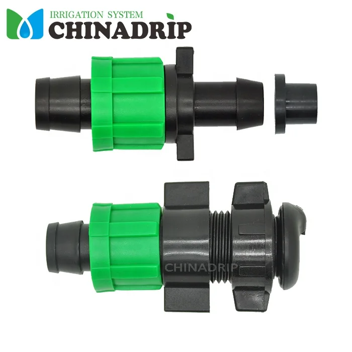 Plastic Material Irrigation Fittings Drip Tape Fittings for Farm System and Drip Irrigation System